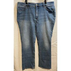 St John's Bay jeans womens 18 bootcut 35 x 31 93677 blue
